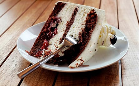 cake on plate